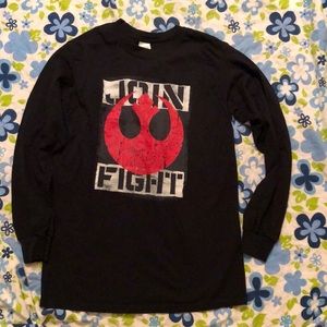 T-shirt Star Wars Rebel Emblem/says Join Fight